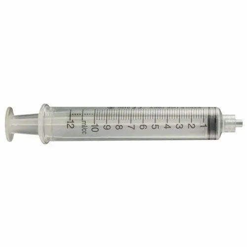 10 cc Calibrated Manual Luer Lock Syringe - Bag/25-50/PK