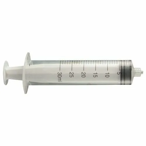 30 cc Calibrated Manual Luer Lock Syringe - Bag/10-20/PK