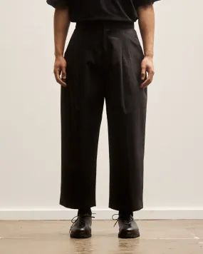7115 Unisex Pleated Trouser, Black Stripe Edition