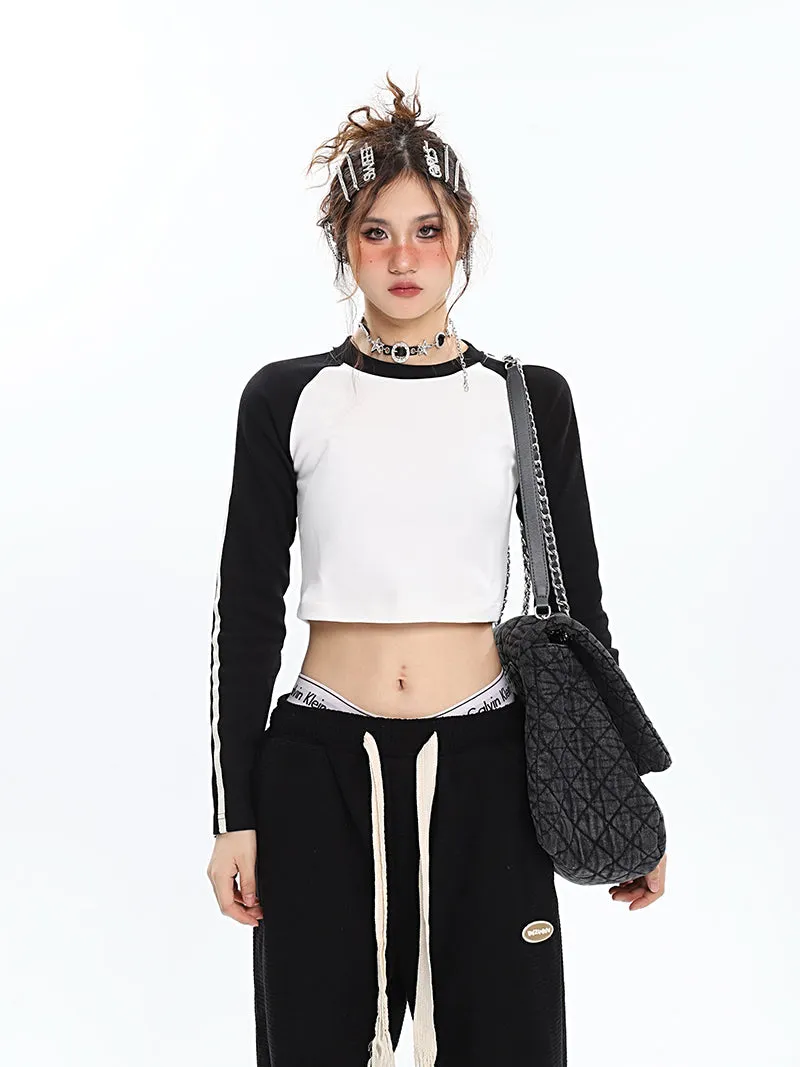 Abril Solid Color Straight Leg High Waisted Sweatpants