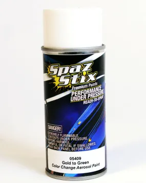 Aerosol Paint, Color Change Gold/Green