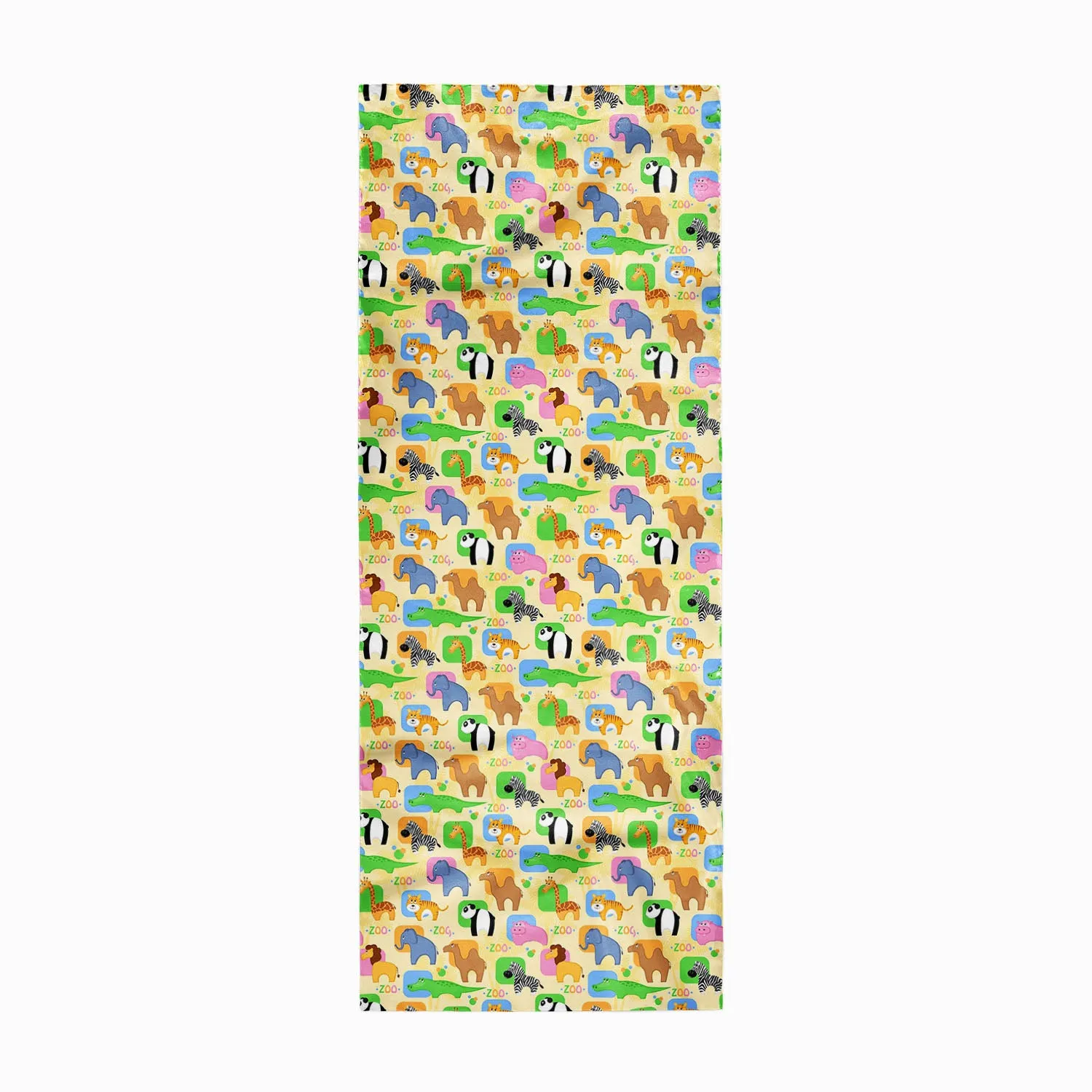 African Animals Printed Stole Dupatta Headwear | Girls & Women | Soft Poly Fabric
