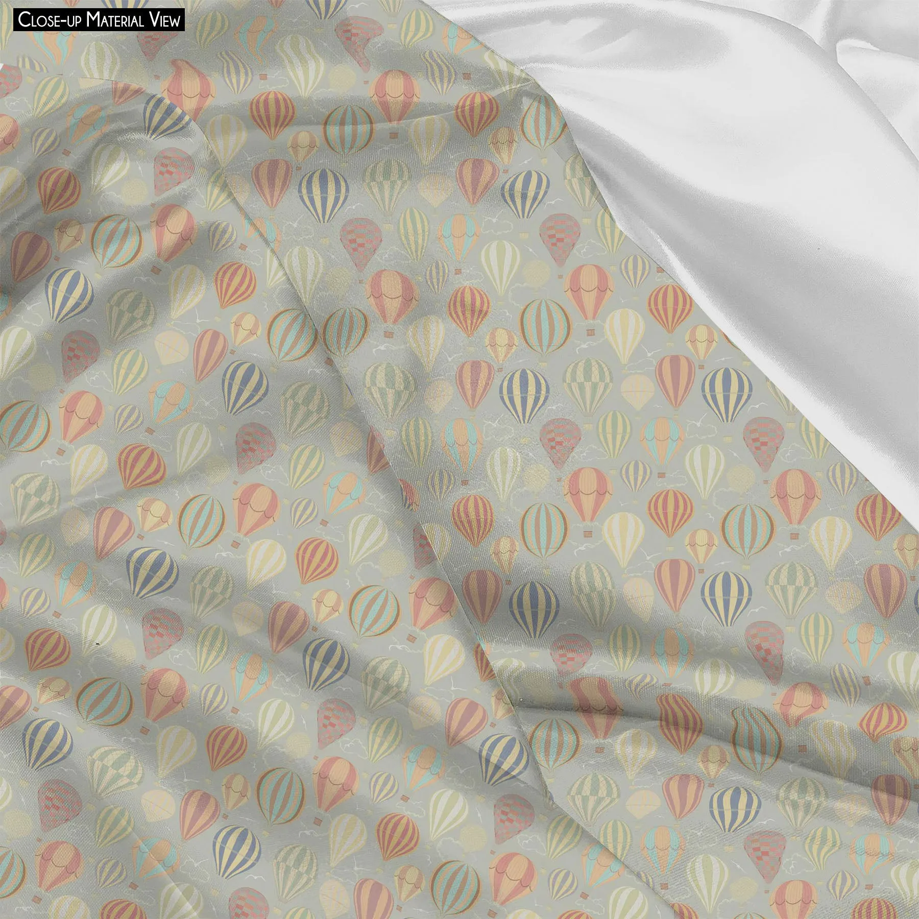 Air Balloons Printed Bandana | Headband Headwear Wristband Balaclava | Unisex | Soft Poly Fabric