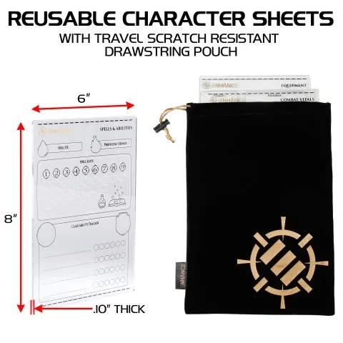 AP Global Enhance: RPG Character Sheet Set ACP TACS100CLUS