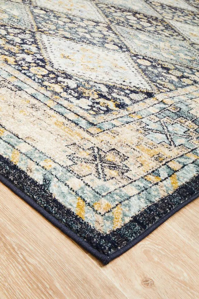Artin Power Loomed Navy Rug