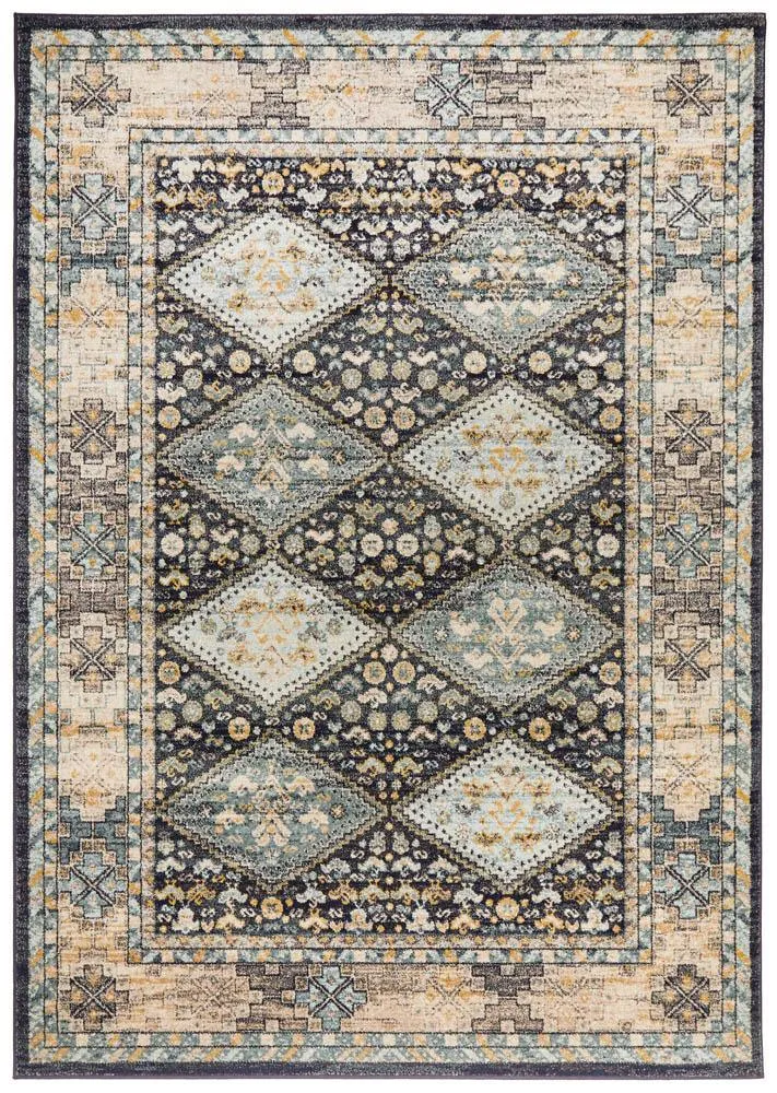 Artin Power Loomed Navy Rug