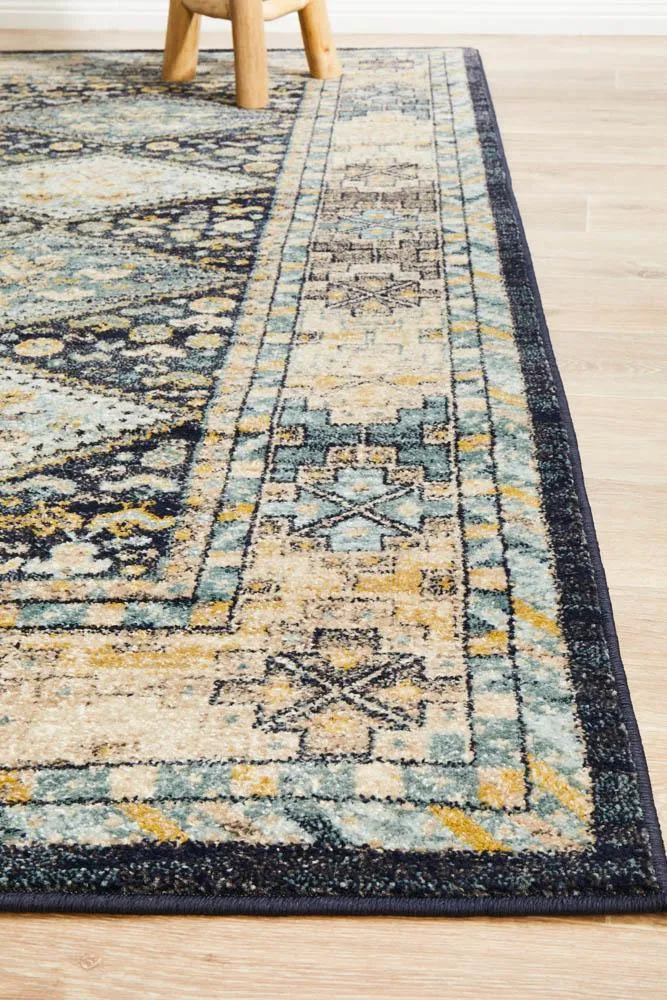 Artin Power Loomed Navy Rug