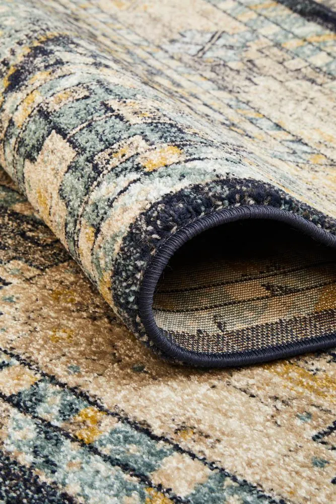 Artin Power Loomed Navy Rug