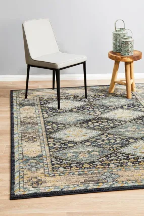 Artin Power Loomed Navy Rug