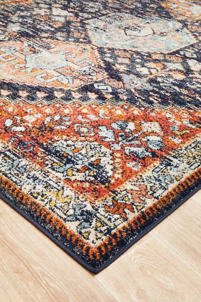 Artin Power Loomed Navy Rug