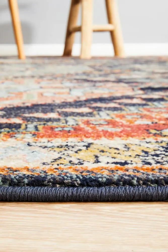 Artin Power Loomed Navy Rug