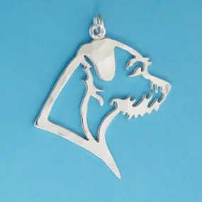 Border Terrier Head Pendant or Charm
