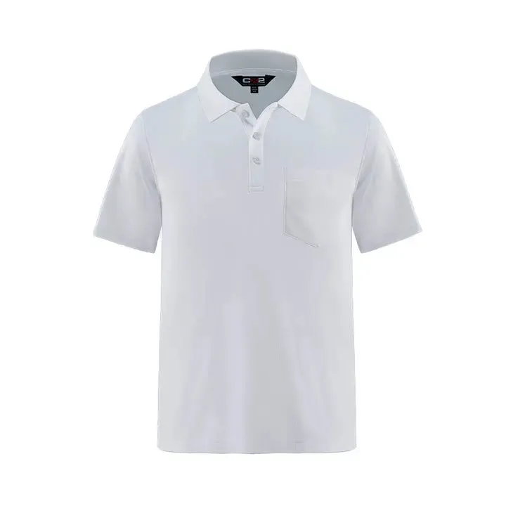 Caddy -Men's Pique Mesh Polo w/ Pocket
