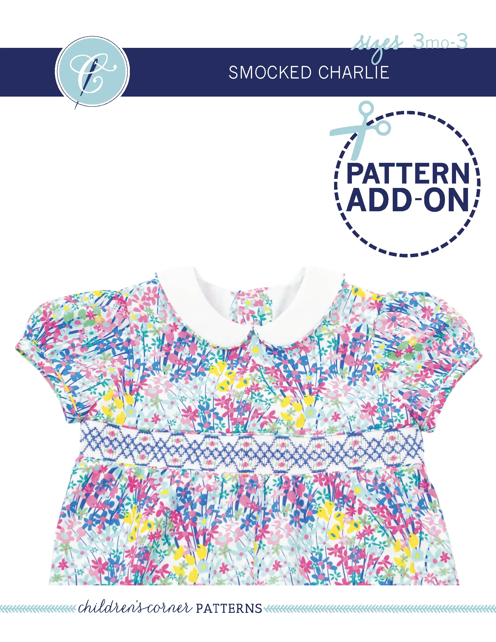 Charlie Smocked Add-on - Digital Download