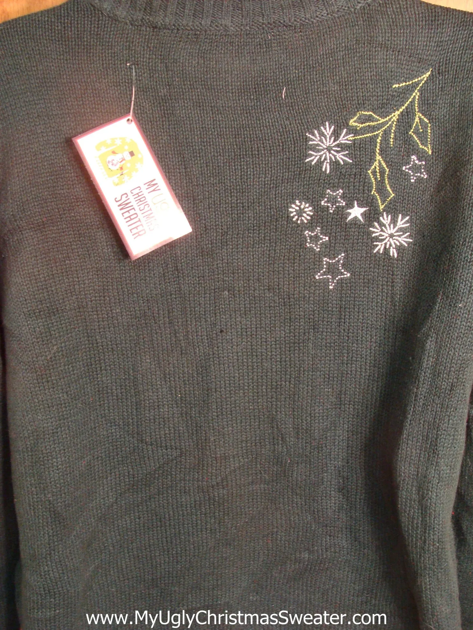 Chatting Snowmen Ugly Christmas Sweater