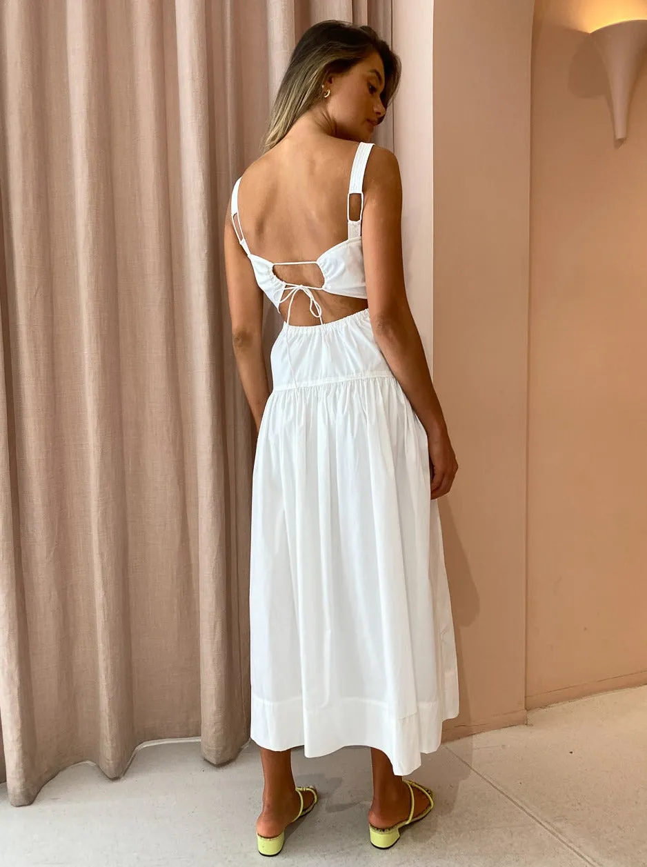 Elka Collective Farnsworth Dress in White
