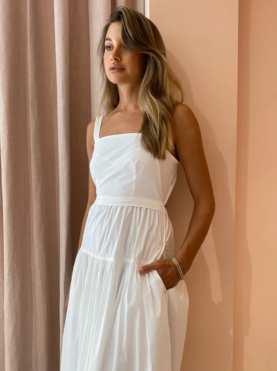 Elka Collective Farnsworth Dress in White