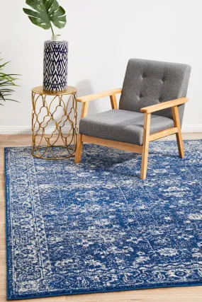 Evoke 252 Rug (Navy) by Rug Culture