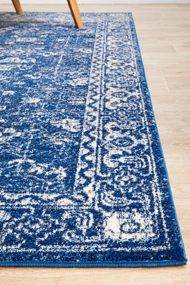 Evoke 252 Rug (Navy) by Rug Culture