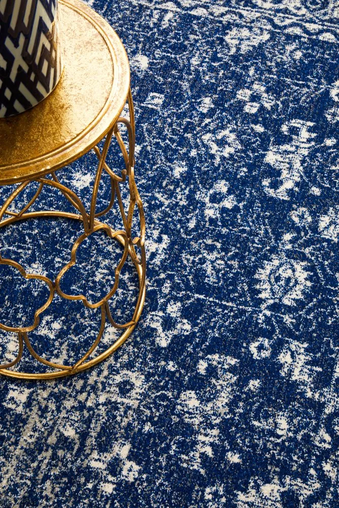 Evoke 252 Rug (Navy) by Rug Culture