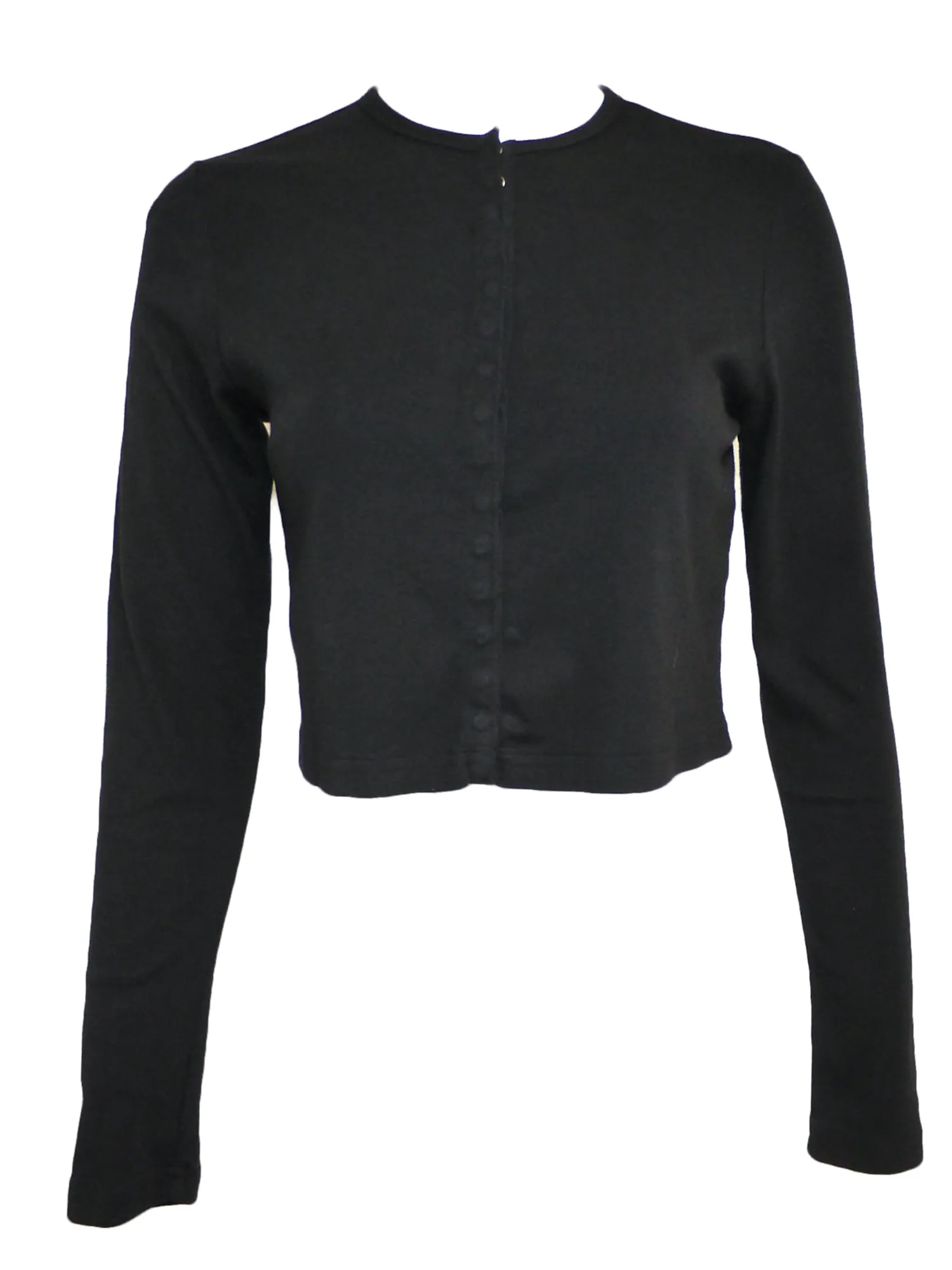 Hard Tail Cropped Snaps Cardigan (T-252)