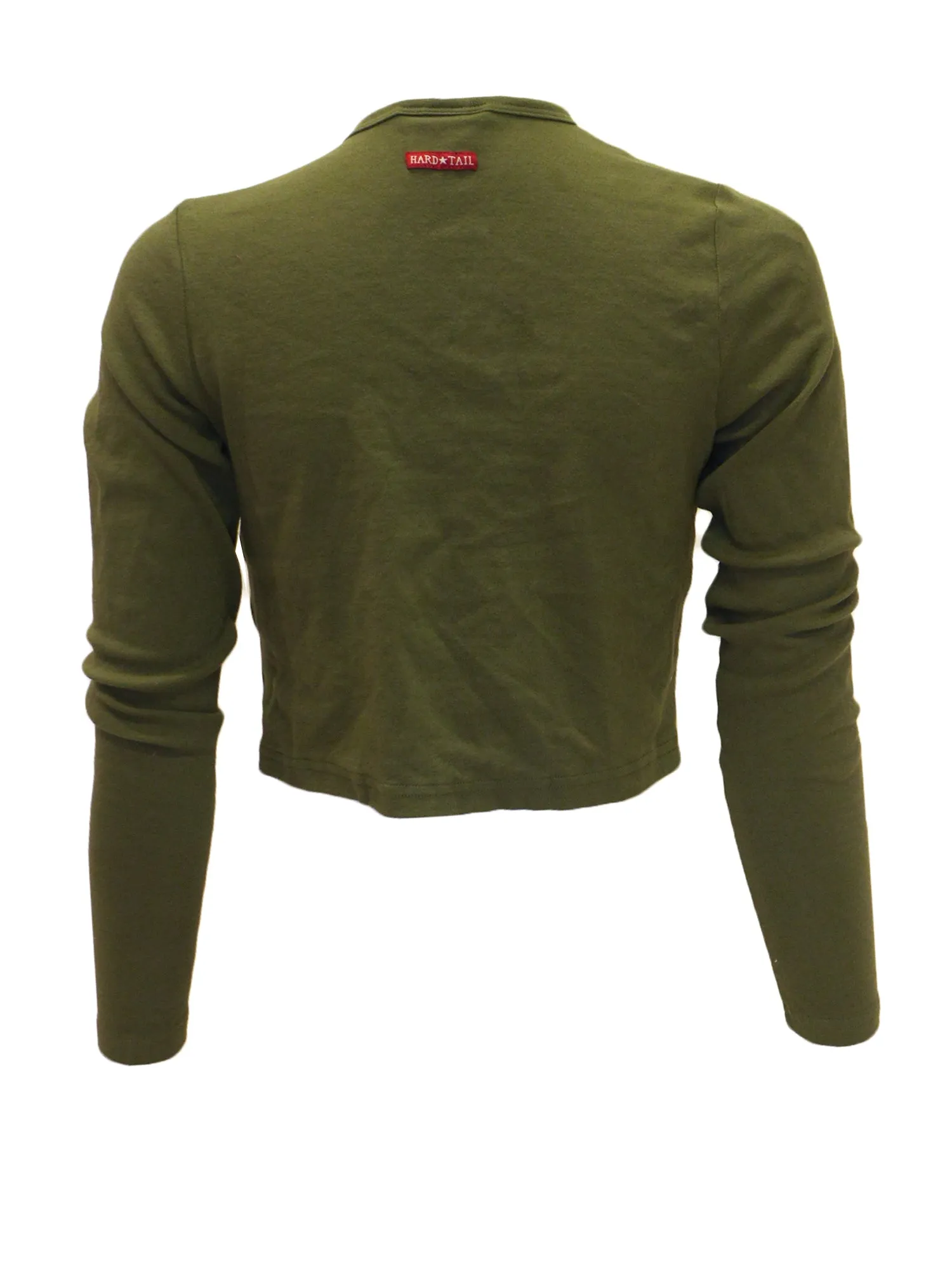 Hard Tail Cropped Snaps Cardigan (T-252)