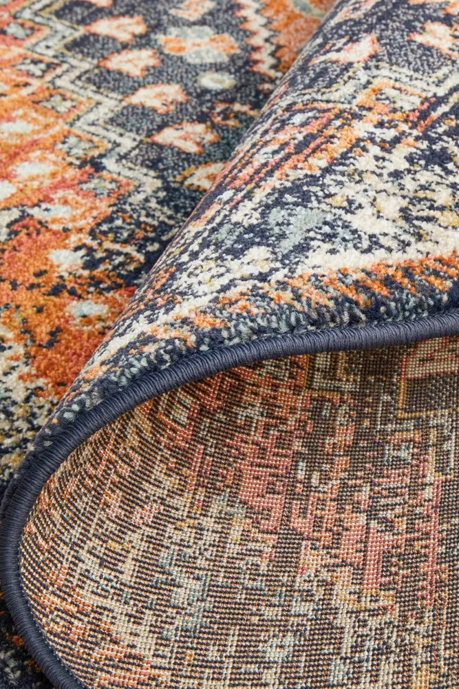 Legacy 854 Round Rug (Navy) by Rug Culture