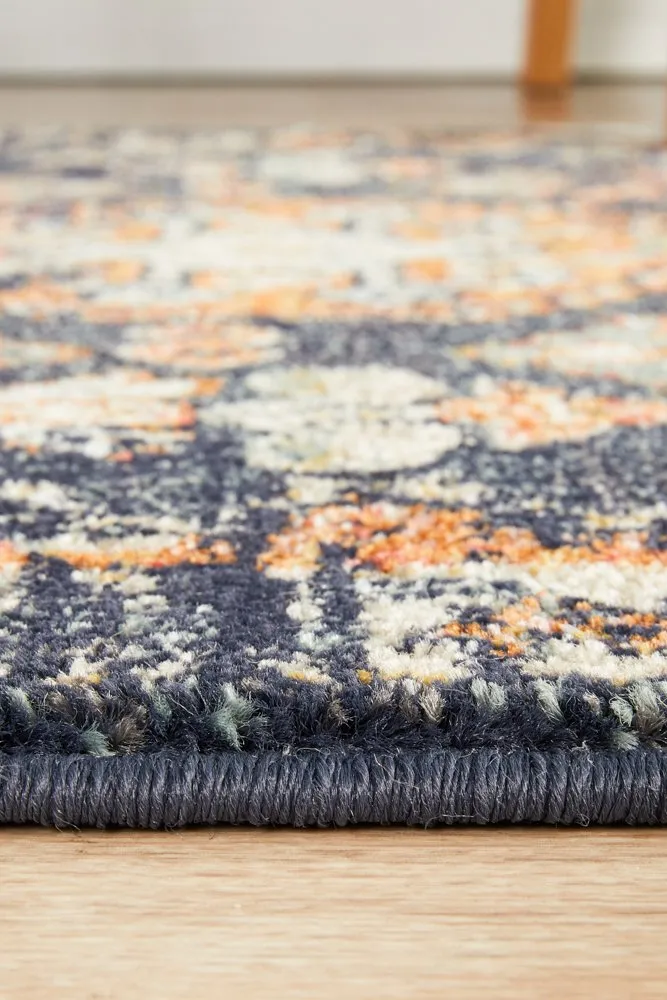 Legacy 854 Runner Rug (Navy) by Rug Culture