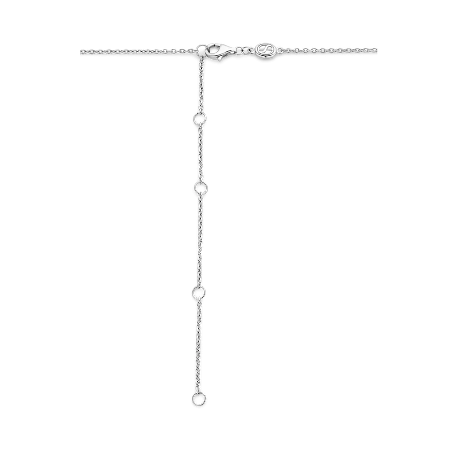 Milano CZ Infinity Necklace - Silver/Gold - 3915ZY/42