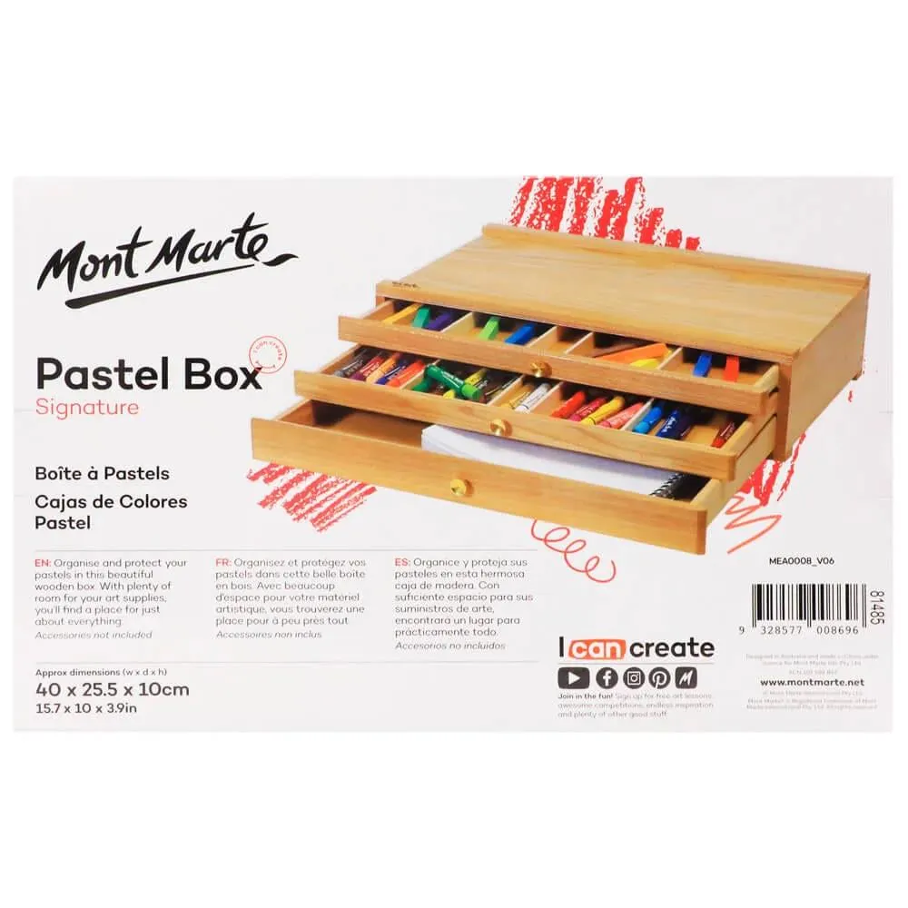 Mont Marte Pastel Wood Box