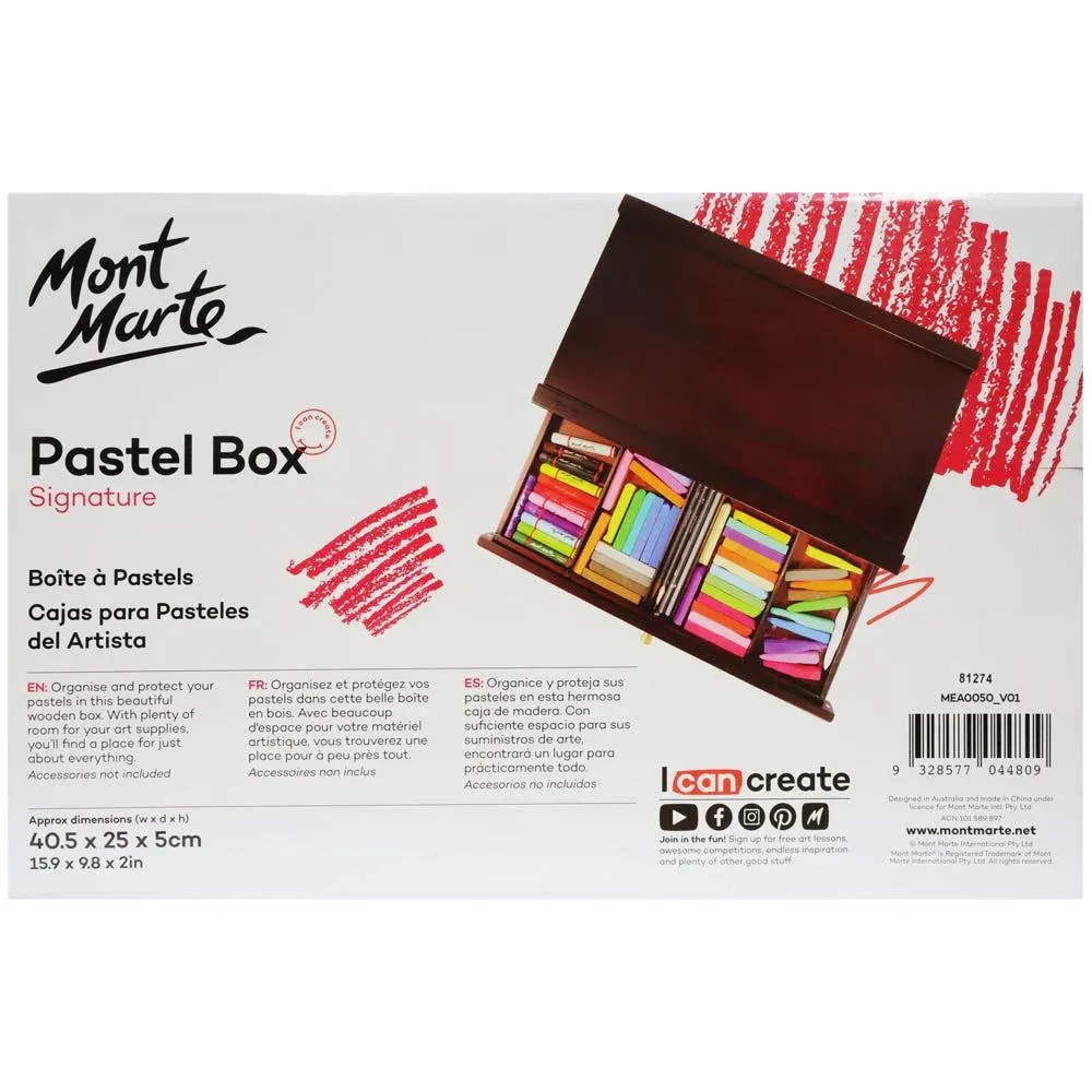Mont Marte Pastel Wood Box