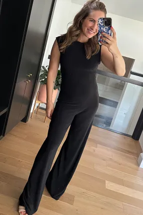 Norma Kamali - Sleeveless Jumpsuit- Black *FINAL SALE