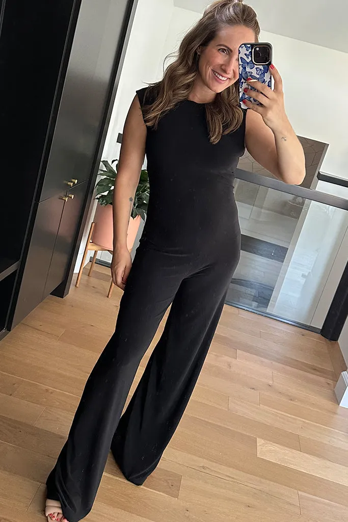 Norma Kamali - Sleeveless Jumpsuit- Black *FINAL SALE
