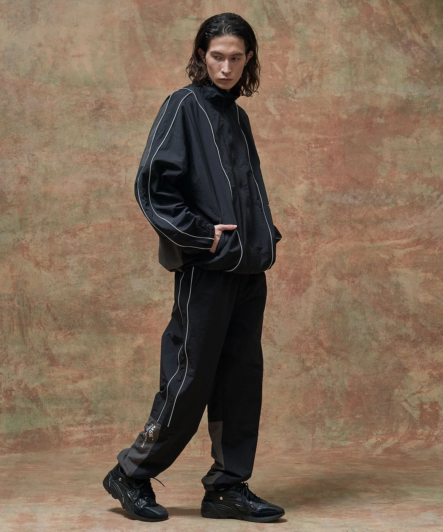 NYLON TRACK JACKET