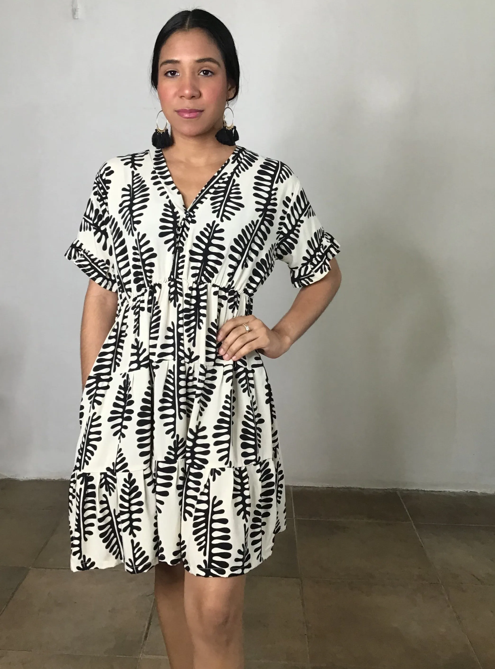 Pollera Dress Helecho | Handcrafted Elegance | Nido Shop