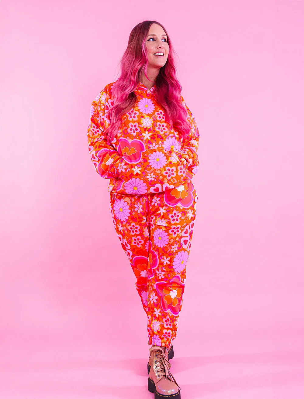 Print Rave Jogger | Porange | Loonigans
