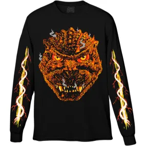 "BURNING" GODZILLA - LONG SLEEVE SHIRT