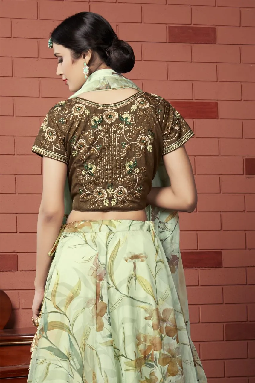 READYMADE CROP TOP  D.NO C-1962 LEHENGA