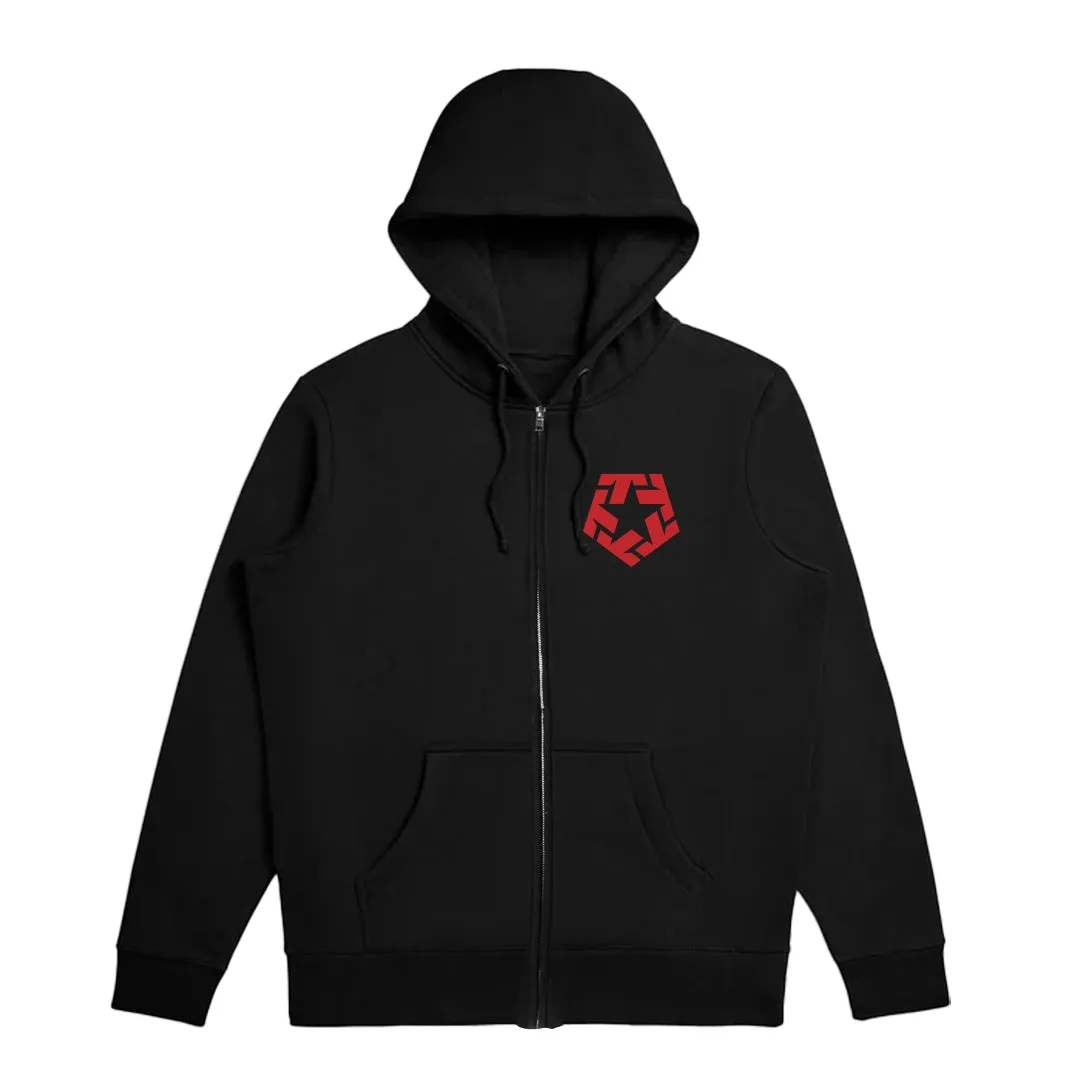 ROOSTER - Black Men's ZIP hoodie