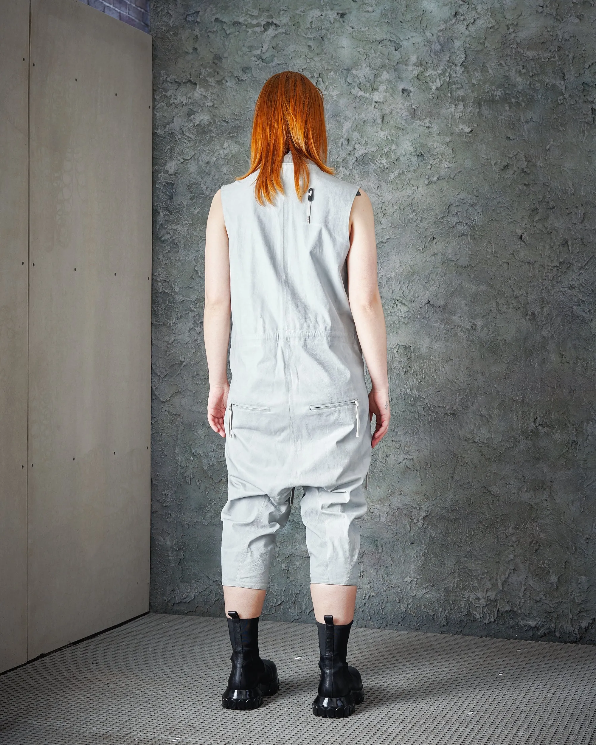SS 2016 Dyed Calf Leather Jumpsuit