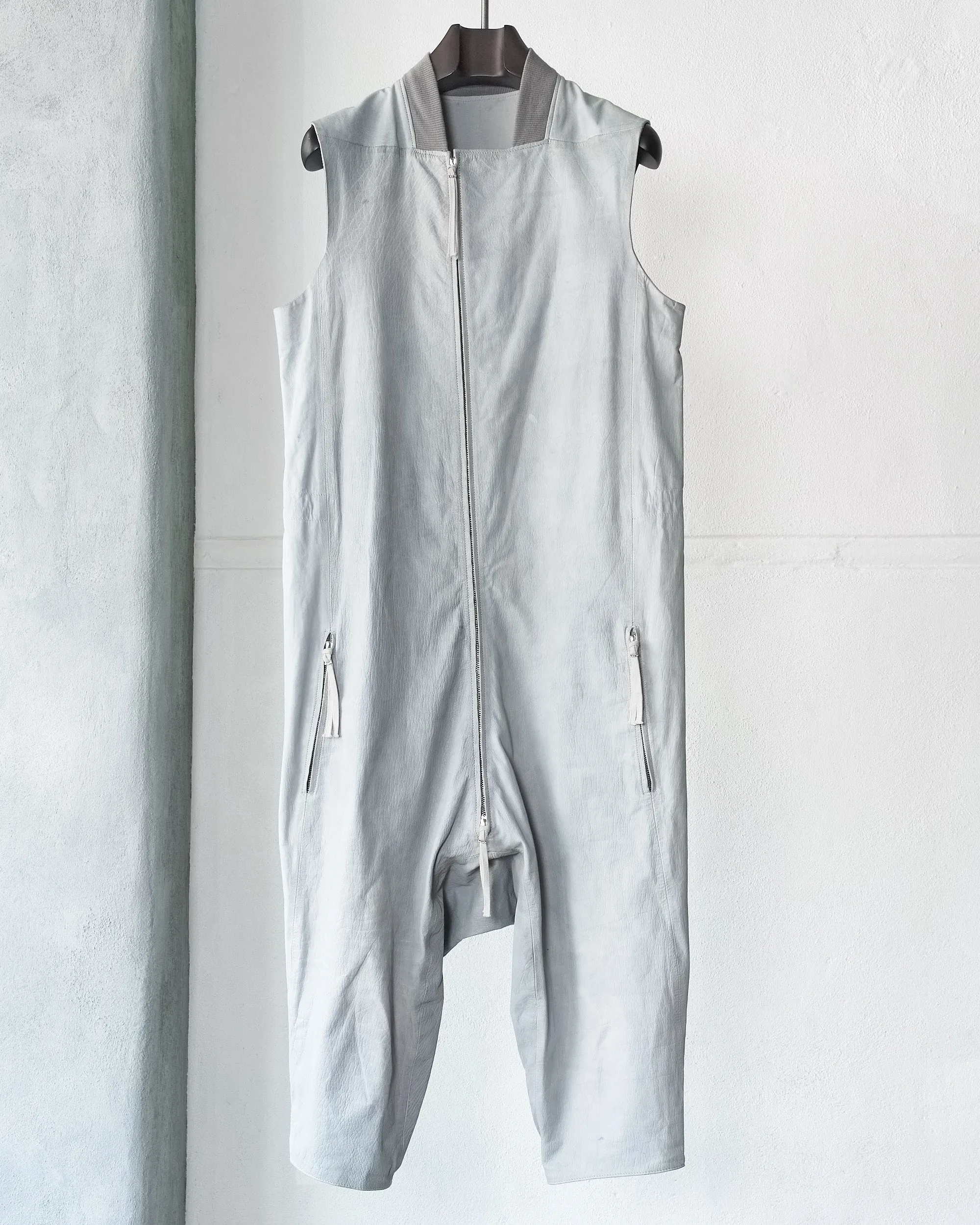 SS 2016 Dyed Calf Leather Jumpsuit