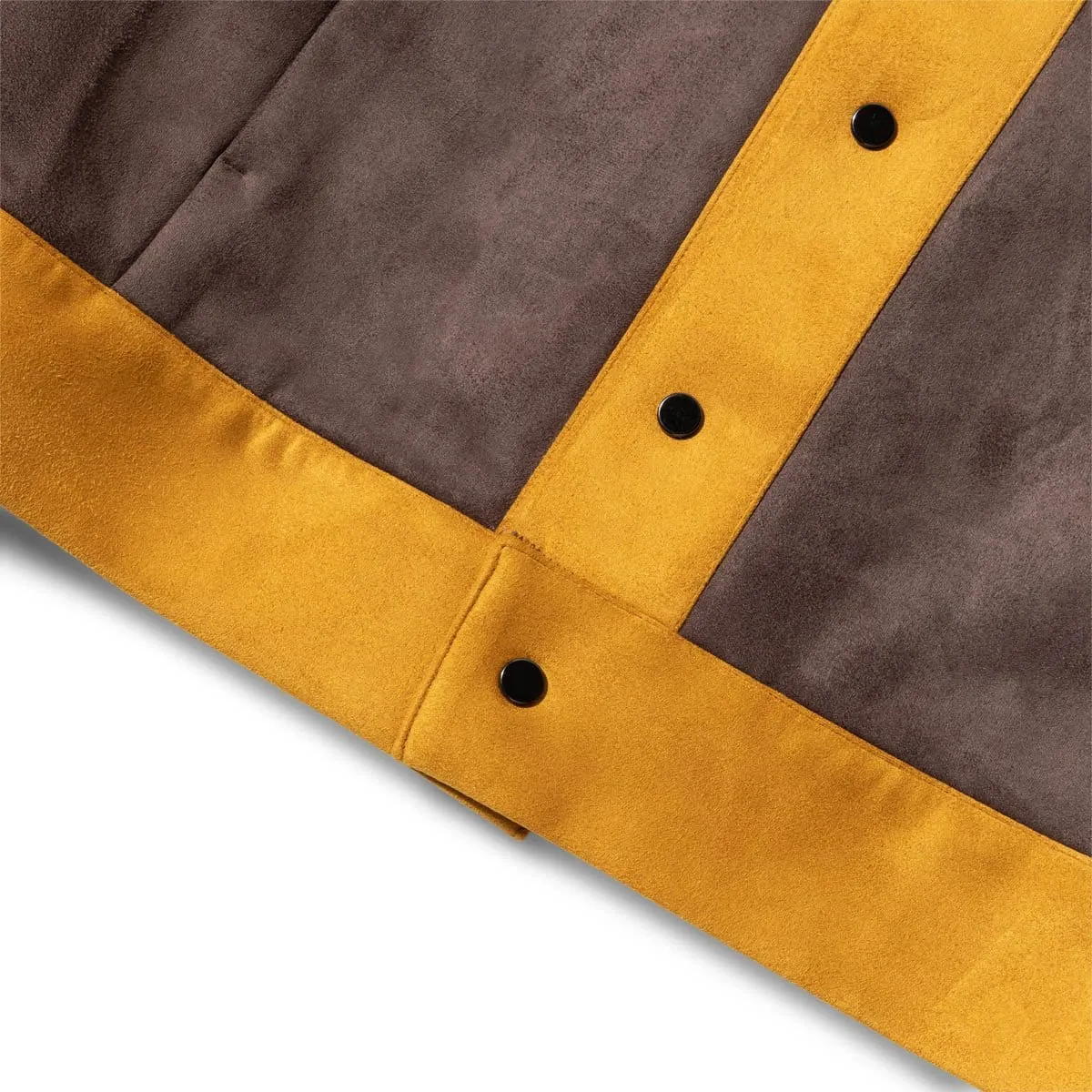 SYNTHETIC SUEDE TRACK JACKET