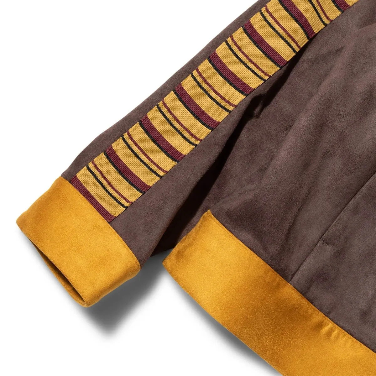 SYNTHETIC SUEDE TRACK JACKET