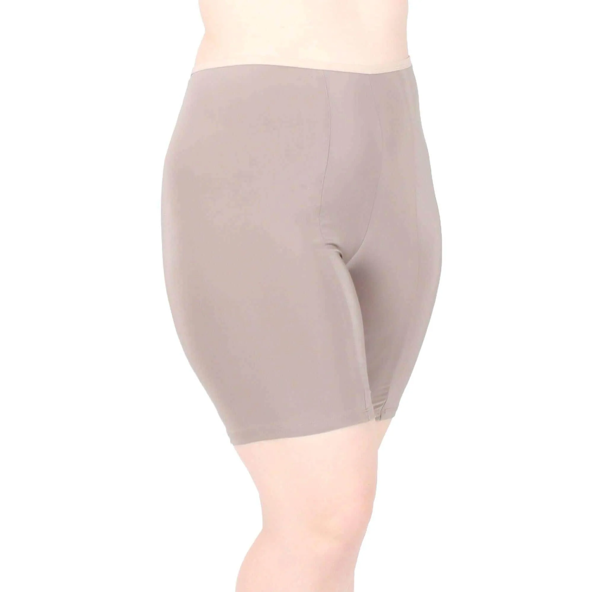 Ultra High Waist Anti Chafing Shortlette Slipshort 6" | Toast