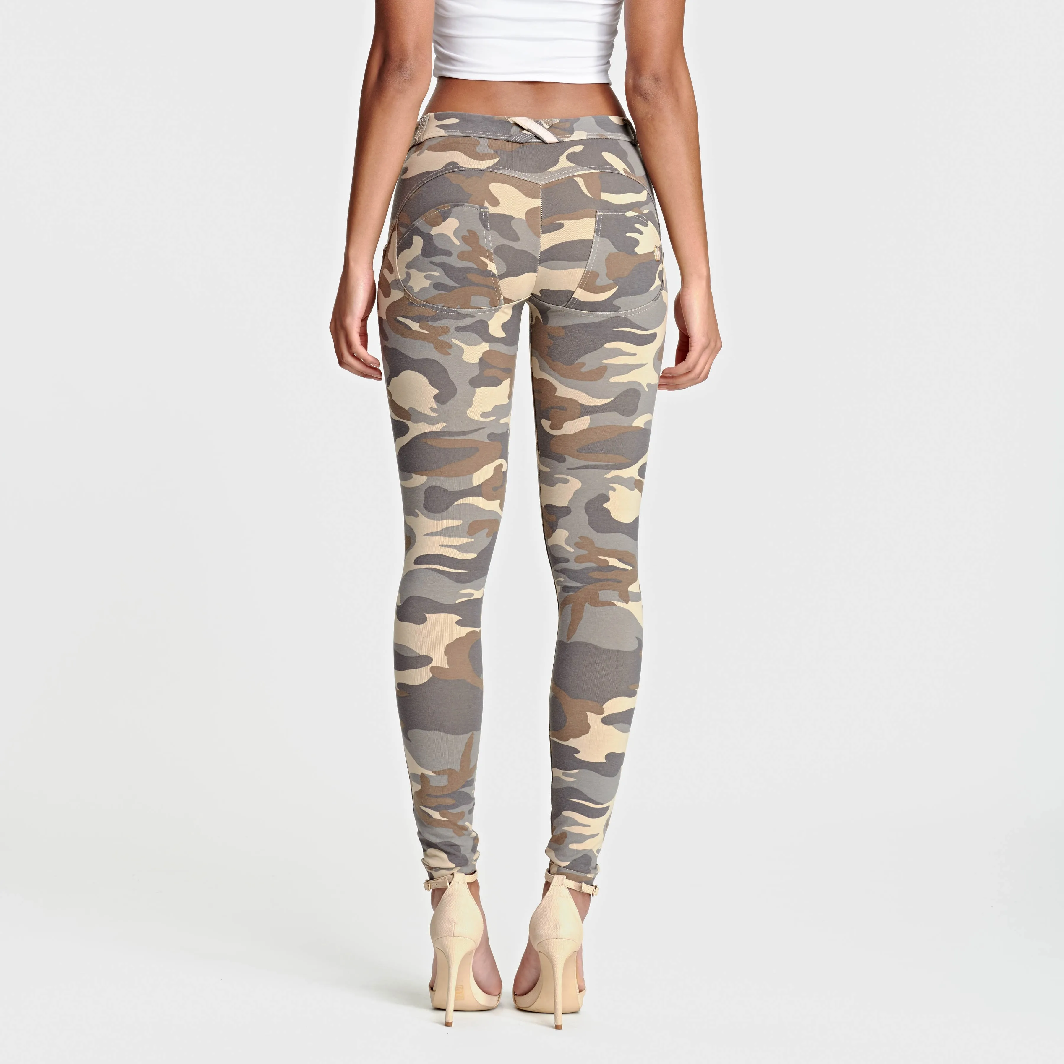 WR.UP® Fashion - Mid Waist - Full Length - Sand Camo