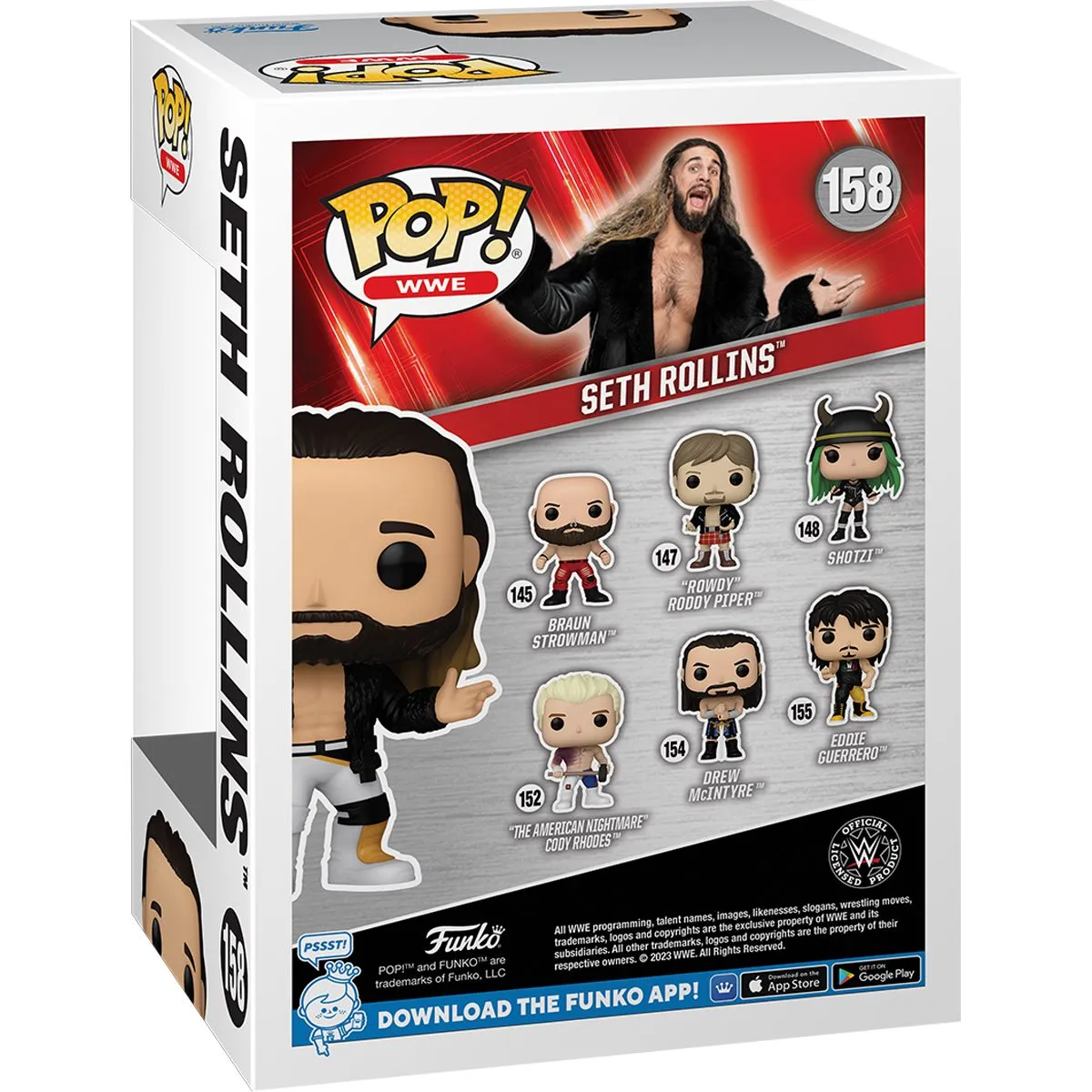 WWE 94 SummerSlam Seth Rollins with Coat Funko Pop! Vinyl Figure #158