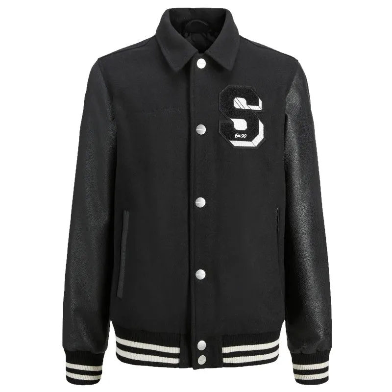 Zwarte bomber jacket Carter